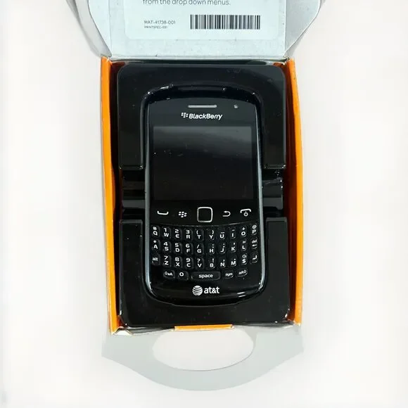 BlackBerry Curve 9360 - Black (AT&T) GSM Qwerty Keyboard With Box And Cases
